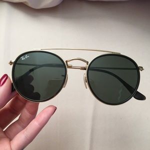 RayBan round aviator sunglasses